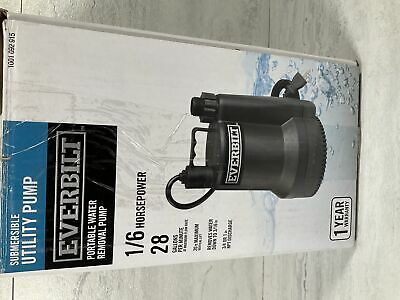 1/6 HP Plastic Submersible Utility Pump (6922782605495)